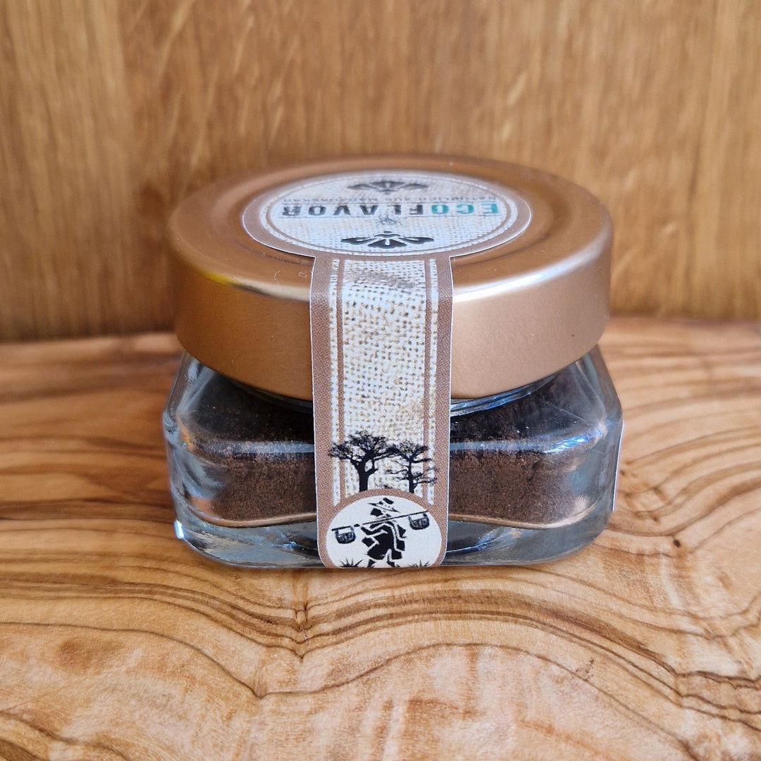 Bourbon Vanillepulver im Glas – aus ganzen Vanilleschoten, fein gemahlen, 100 % naturbelassen, intensiv aromatisch